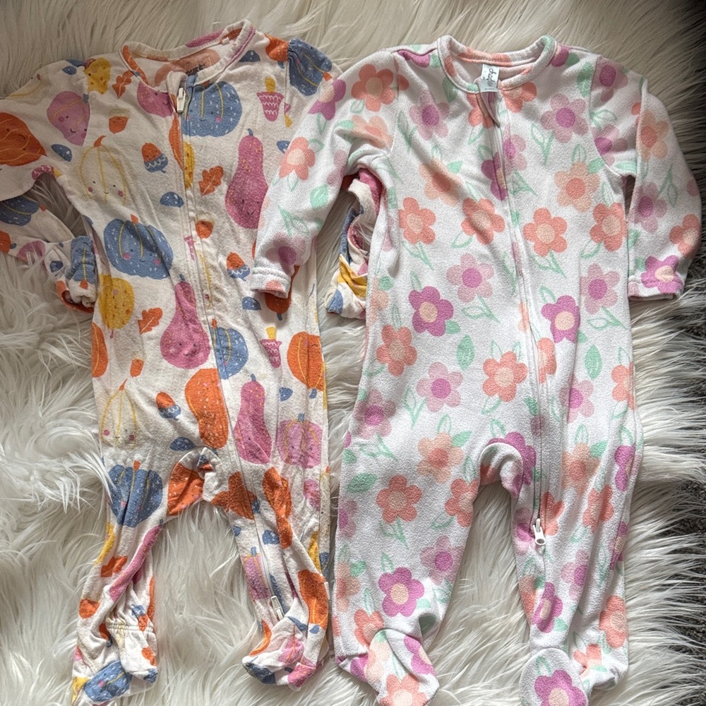 Baby Sleepers Footies set of 2